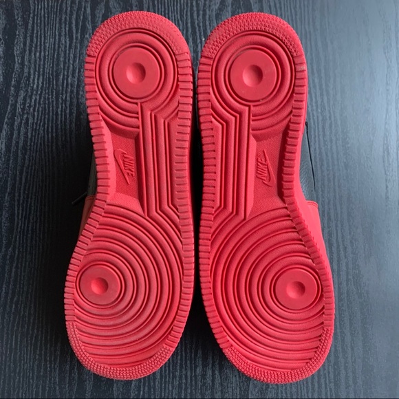 2008 Nike Air Force 1 Low Used Men's Size 11 Bred - Picture 4 of 7